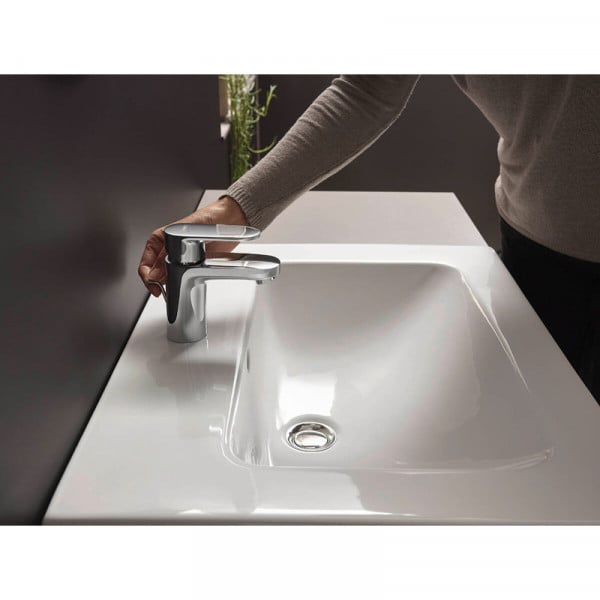 Hansgrohe Vernis Blend 70 Baterie Stativa Lavoar ventil POP-UP CROM - imagine 2